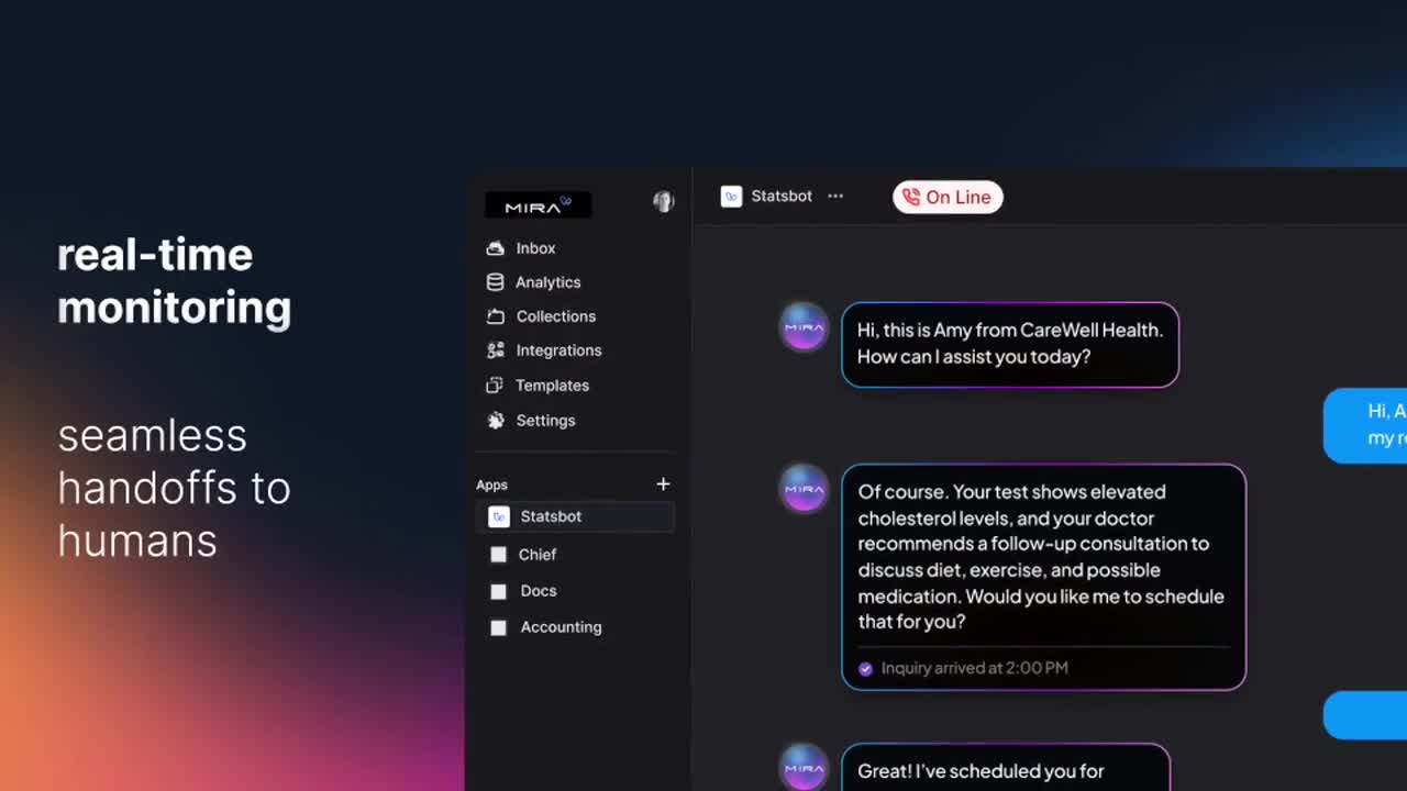 MIRA: summary product film