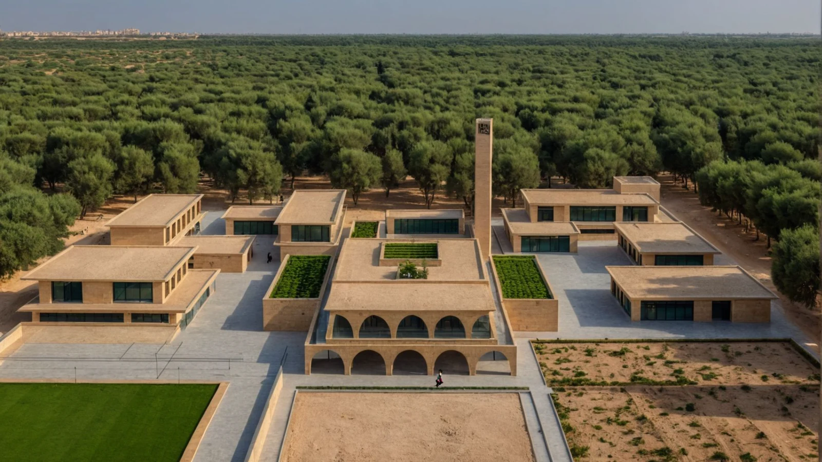 Umma proposed village: illustrative front view