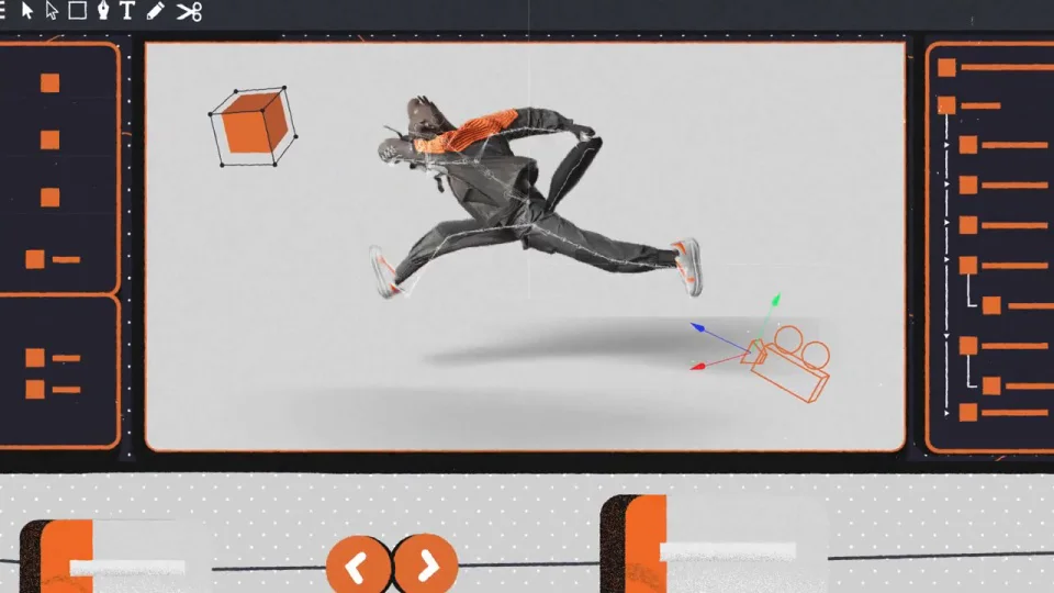 Samim Services film about animation, interactive experiences, and automation
