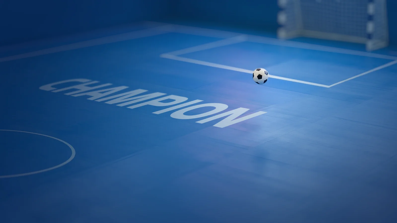 Football guided frame for the Family Sports Day visual system